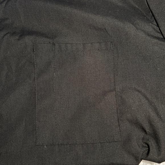 Black Natural Uniforms Scrub Jacket. Size XL. - Picture 4 of 5